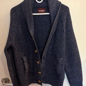 Men's Navy cardigan!